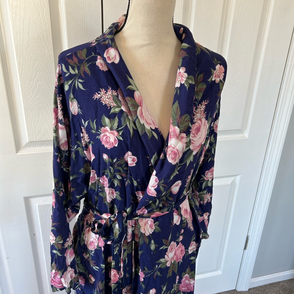 RARE Victorias Secret vintage crown gold label robe - Picture 2 of 5